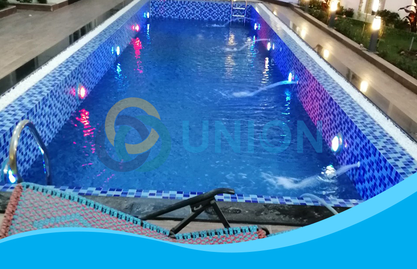 Ứng dụng đèn bể bơi UL - S100S 