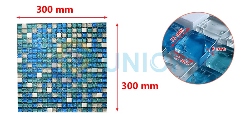 Kích thước gạch Mosaic BV004