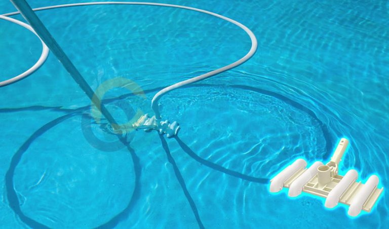 Bàn hút đáy bể bơi 8 Bánh Emaux [SIÊU BỀN]