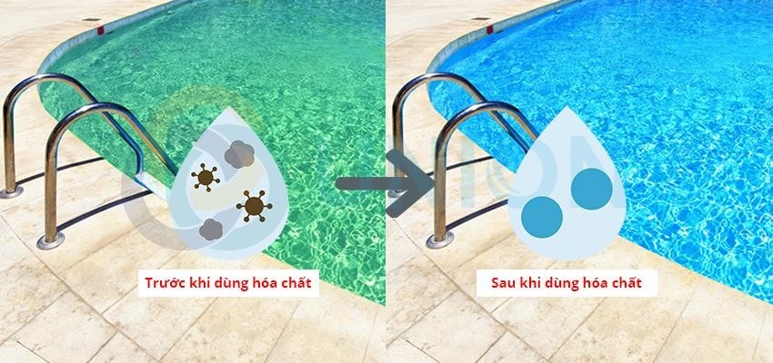 Công dụng Chlorine Ấn Độ trong xử lý nước bể bơi