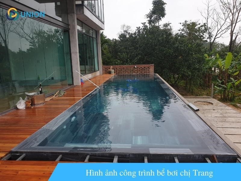 Hình ảnh hoàn thiện của công trình bể bơi tại Vinh Nghệ An